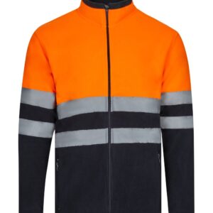 Chaqueta Polar Bicolor Reflectante - Unisex