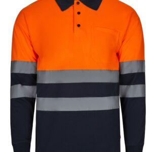 Polo Técnico Bicolor ML Reflectante - Unisex