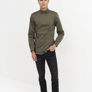 Camisa Cierre Lateral - Hombre