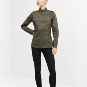 Camisa Cierre Lateral - Mujer