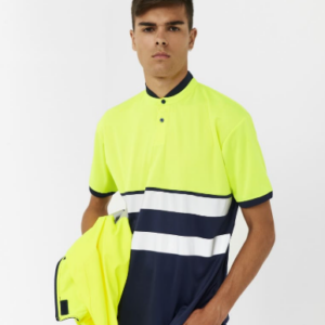 Polo Técnico Bicolor Mc Cuello Mao Reflectante - Unisex