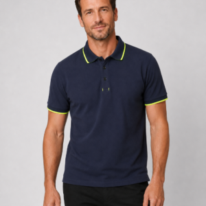 Polo Bicolor Flúor MC - Hombre