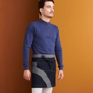 Delantal Corto Diseño Denim