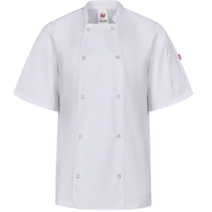 Chaqueta de cocina con automaticos