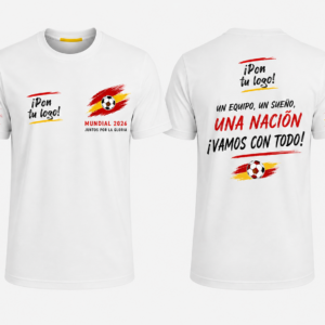 Camiseta mundial personalizado grande